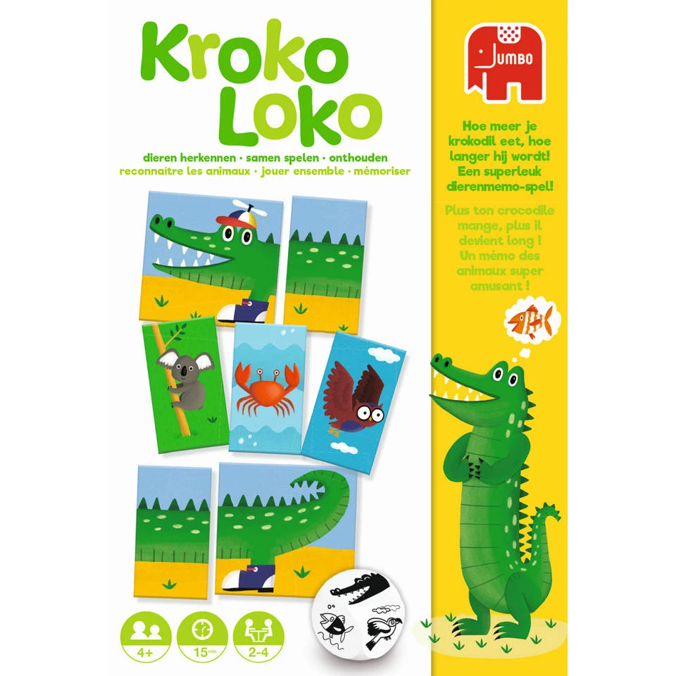 Jumbo Kroko Loko Memoryspel - Afbeelding 2