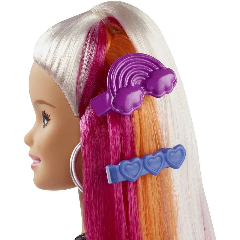 Barbie Mannequinpop Regenboog Glitterhaar - Afbeelding 4