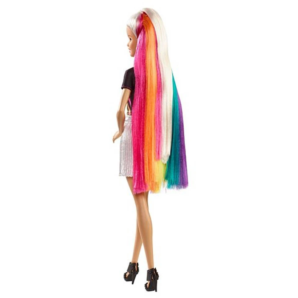 Barbie Mannequinpop Regenboog Glitterhaar - Afbeelding 5