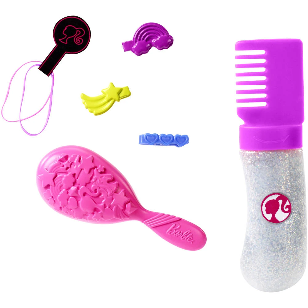 Barbie Mannequinpop Regenboog Glitterhaar - Afbeelding 3