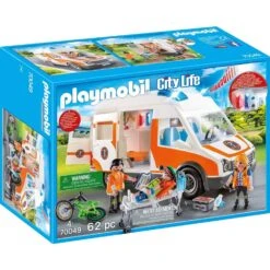 PLAYMOBIL City Life Ambulance Met Zwaailicht 70049