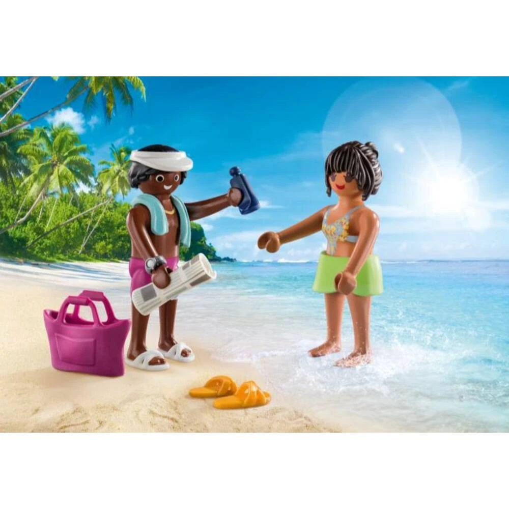 PLAYMOBIL Koppel Vakantiegangers 70274 - Afbeelding 2