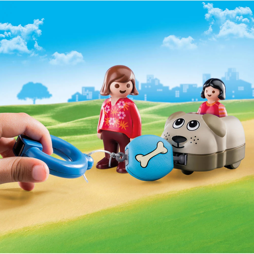 PLAYMOBIL 1.2.3 Hondentrein 70406 - Afbeelding 2
