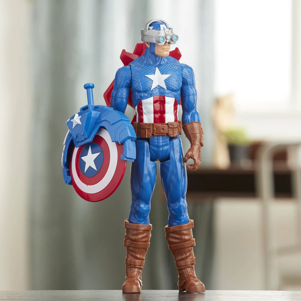 Hasbro Marvel Avengers Titan Heroes Speelfigurenset Captain America - Afbeelding 5