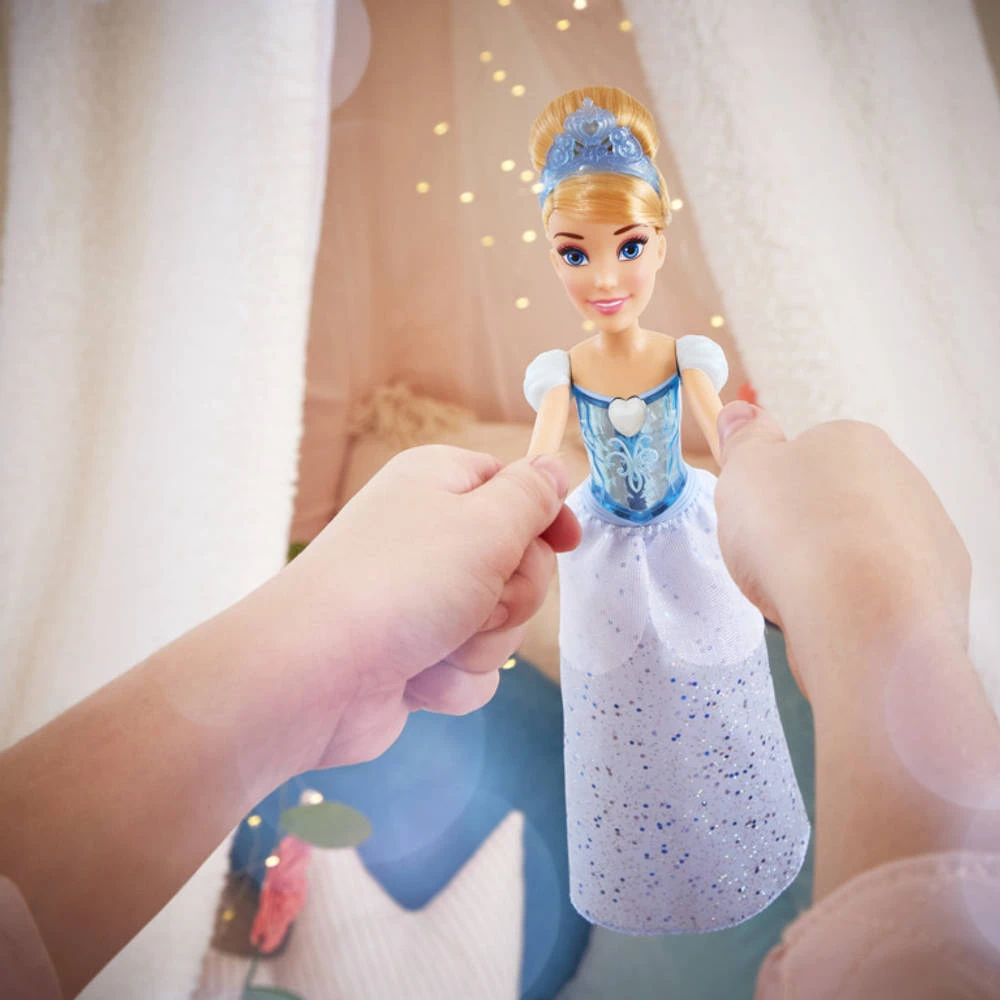 Hasbro Disney Princess Royal Shimmer Pop Assepoester Met Glitterjurk - Afbeelding 5