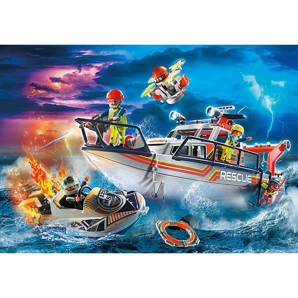 PLAYMOBIL City Action Brandbestrijdingsmissie Met Reddingscruiser 70140 - Afbeelding 3