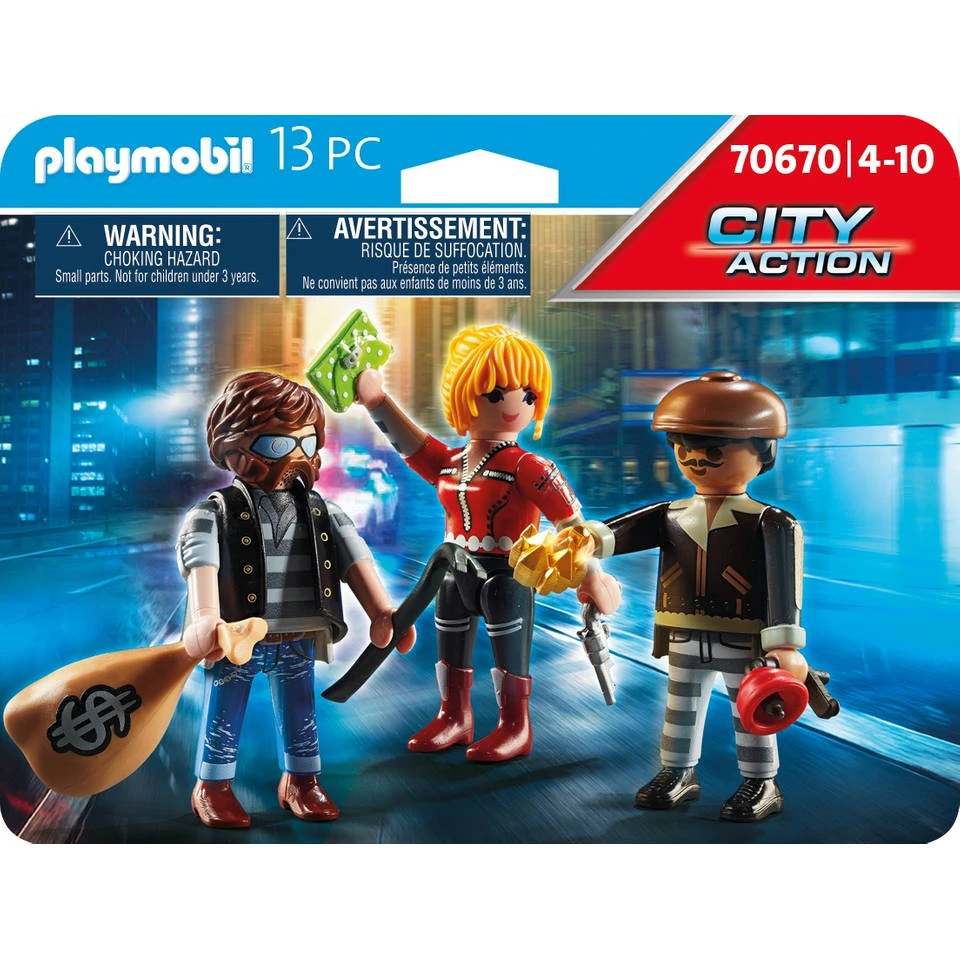 PLAYMOBIL City Action Figurenset Boeven 70670 - Afbeelding 4