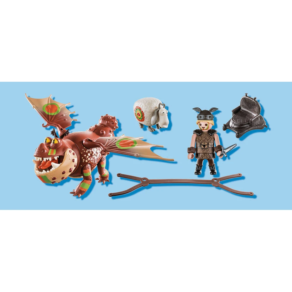 PLAYMOBIL Dragon Racing Vissenpoot En Speknekje 70729 - Afbeelding 4