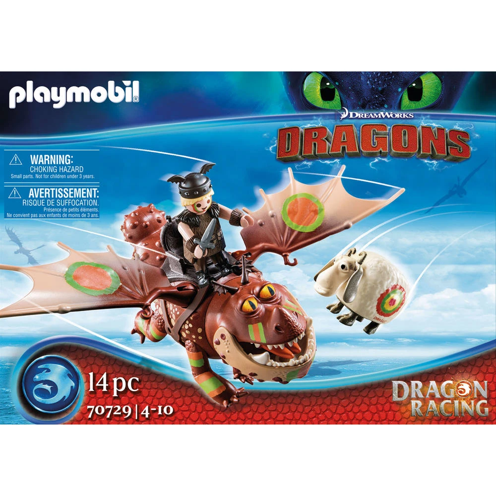 PLAYMOBIL Dragon Racing Vissenpoot En Speknekje 70729 - Afbeelding 2