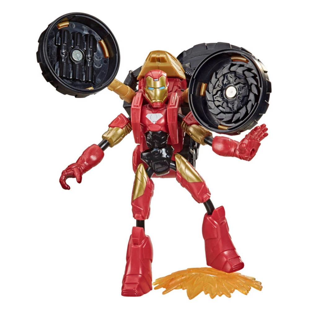 Hasbro Marvel Avengers Bend And Flex Rider Iron Man - Afbeelding 6