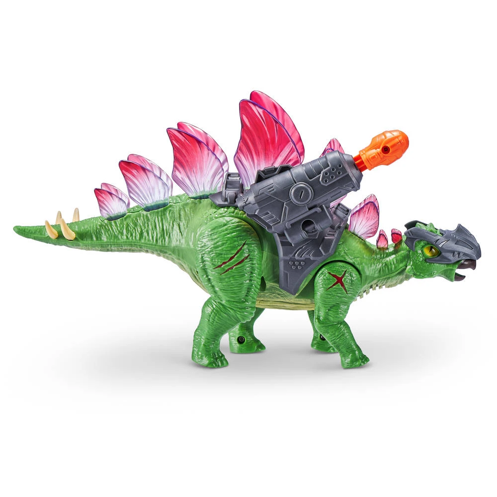 No Brand Zuru Robo Alive Dino Wars Figuur Stegosaurus - Afbeelding 4