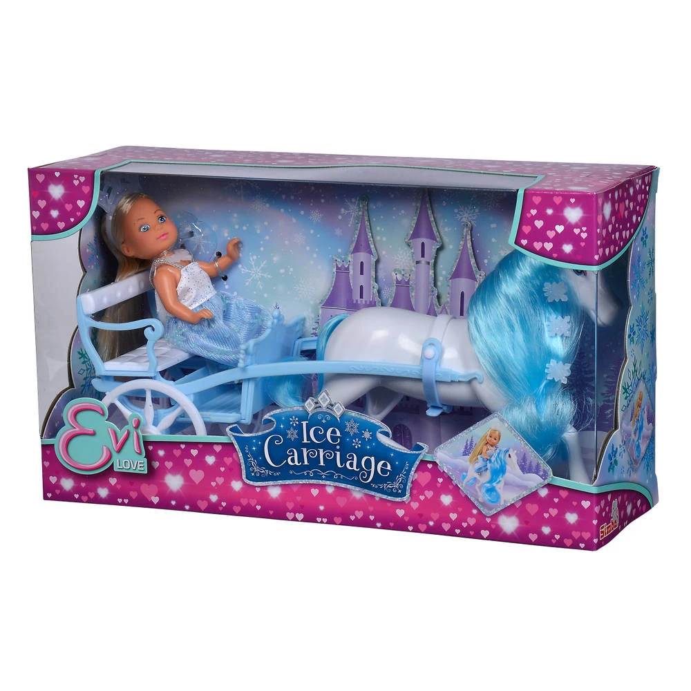 Evi Pop Met Ijskoets En Paard - 12 Cm - Afbeelding 2