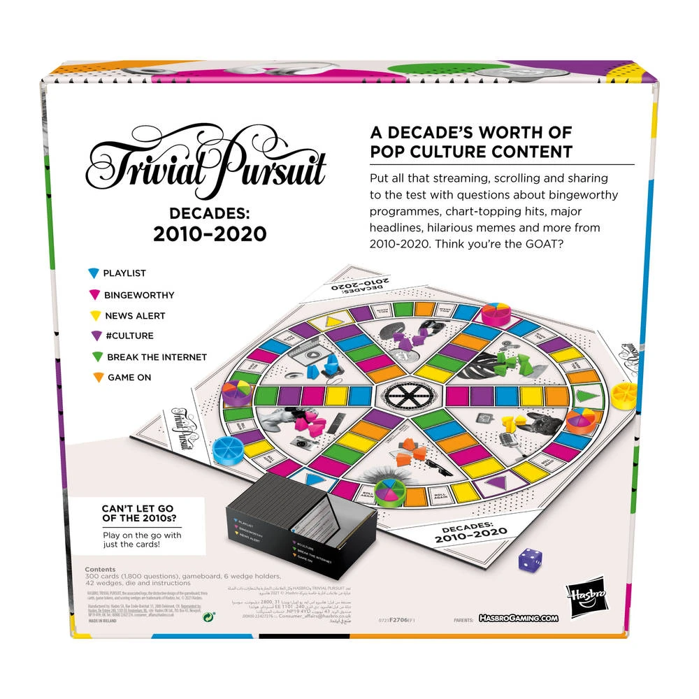 Hasbro Gaming Trivial Pursuit Decades 2010 - 2020 - Afbeelding 6