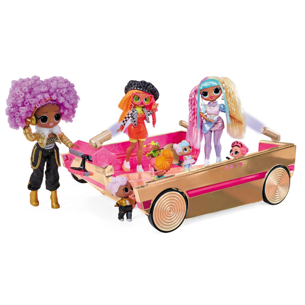 L.O.L. Surprise! 3-in-1 Party Cruiser Poppenauto - Afbeelding 6