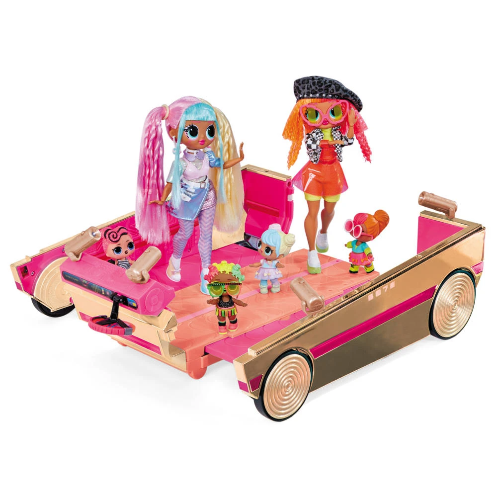 L.O.L. Surprise! 3-in-1 Party Cruiser Poppenauto - Afbeelding 5