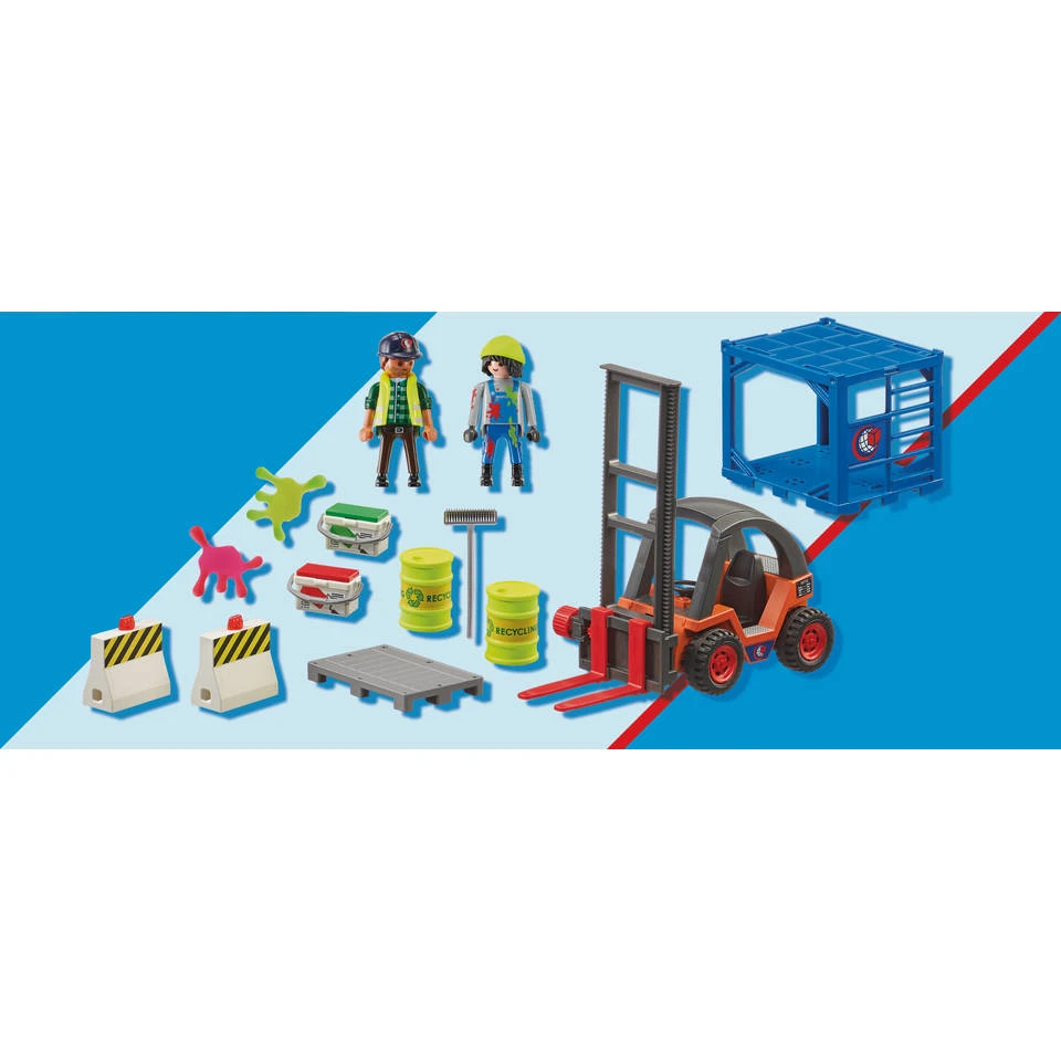 PLAYMOBIL City Action Vorkheftruck Met Lading 70772 - Afbeelding 4