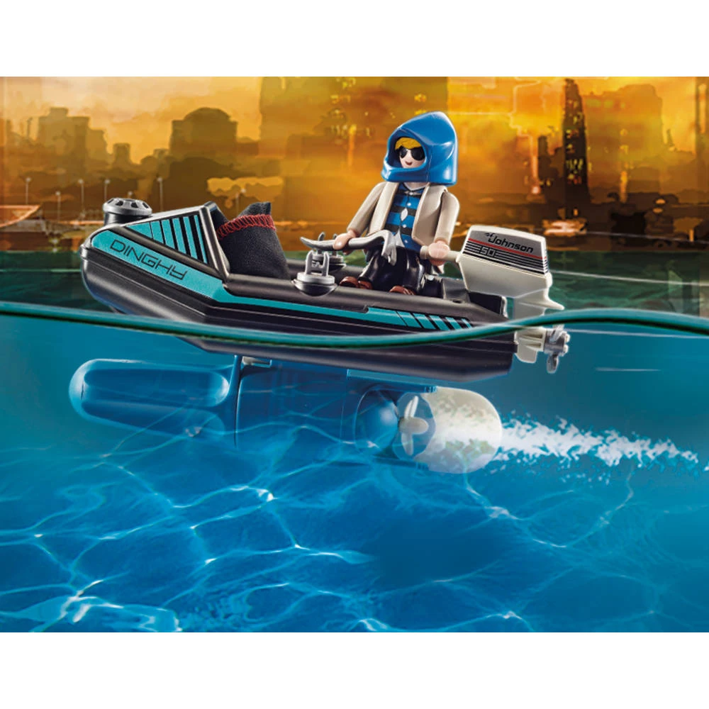 PLAYMOBIL City Action Politie Jetpack Arrestatie Van De Kunstdief 70782 - Afbeelding 3