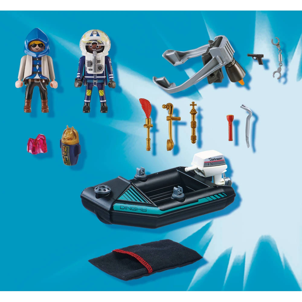 PLAYMOBIL City Action Politie Jetpack Arrestatie Van De Kunstdief 70782 - Afbeelding 6