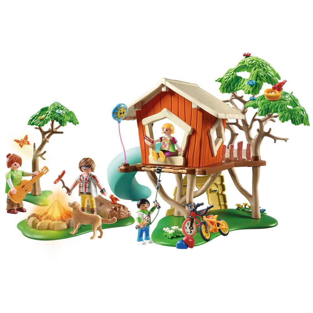 PLAYMOBIL Family Fun Avonturen Boomhut Met Glijbaan 71001 - Afbeelding 2