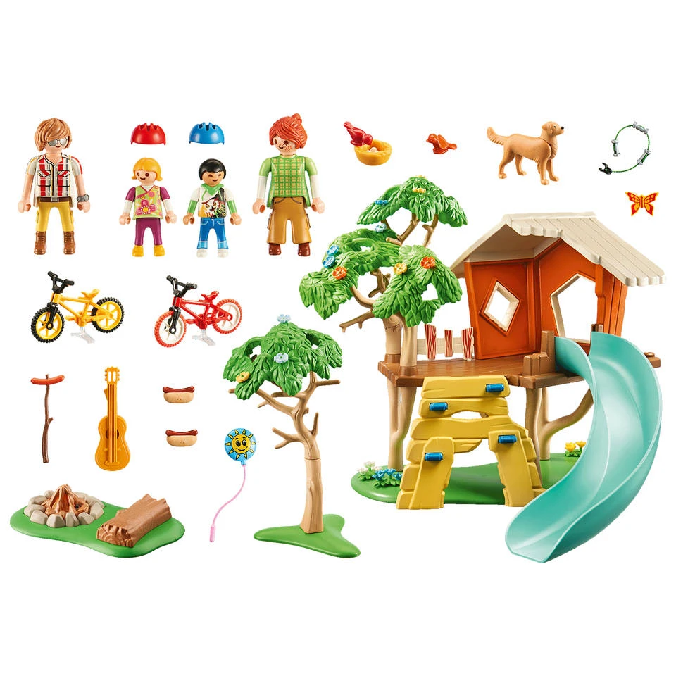 PLAYMOBIL Family Fun Avonturen Boomhut Met Glijbaan 71001 - Afbeelding 3
