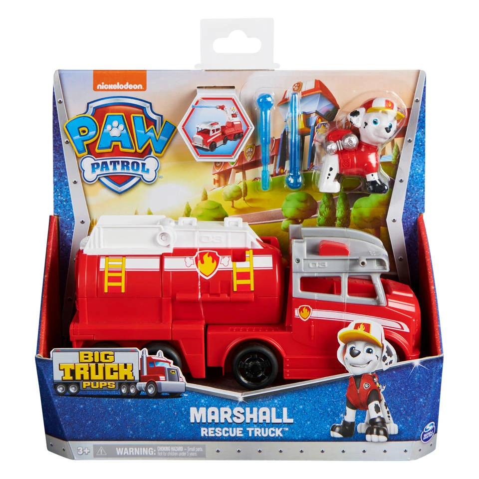 SPIN MASTER PAW Patrol Big Truck Pups Deluxe Vehicle Marshall - Afbeelding 2