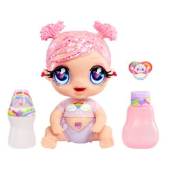 No Brand Glitter Babyz Serie 2 Pop Dreamia Stardust - Regenboog