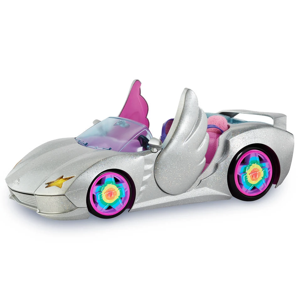 Barbie Extra Auto Met Met Rollende Wielen