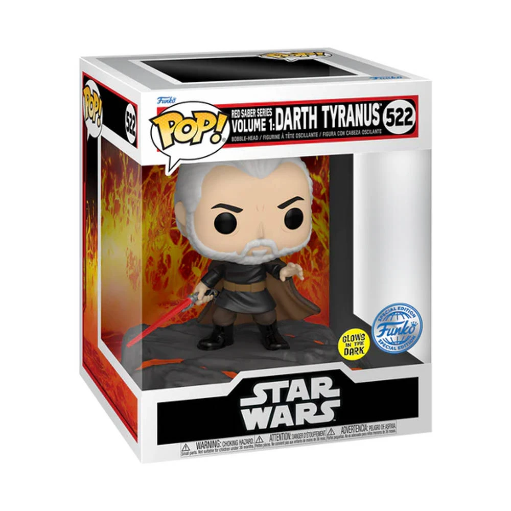 Funko Pop! Figuur Star Wars Red Saber Series Darth Tyranus - Afbeelding 4