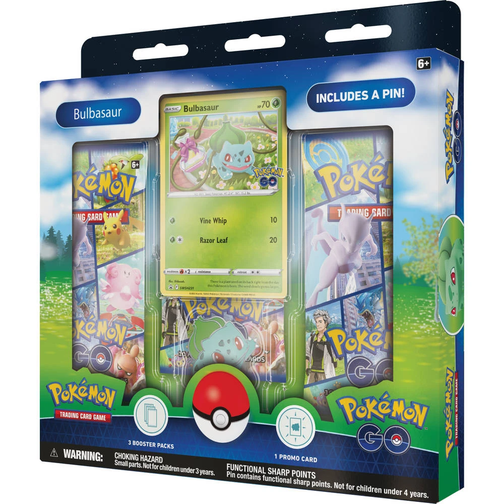 ASMODEE Pokémon Go TCG Pin Box Bulbasaur - Afbeelding 3