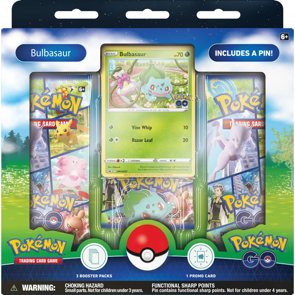ASMODEE Pokémon Go TCG Pin Box Bulbasaur - Afbeelding 4