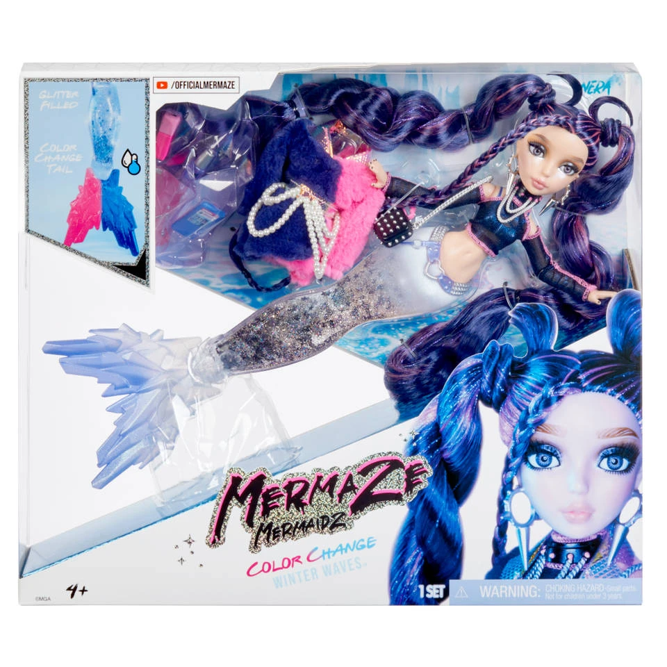 No Brand Mermaze Mermaidz Winter Waves Color Change Pop Nera - Afbeelding 5
