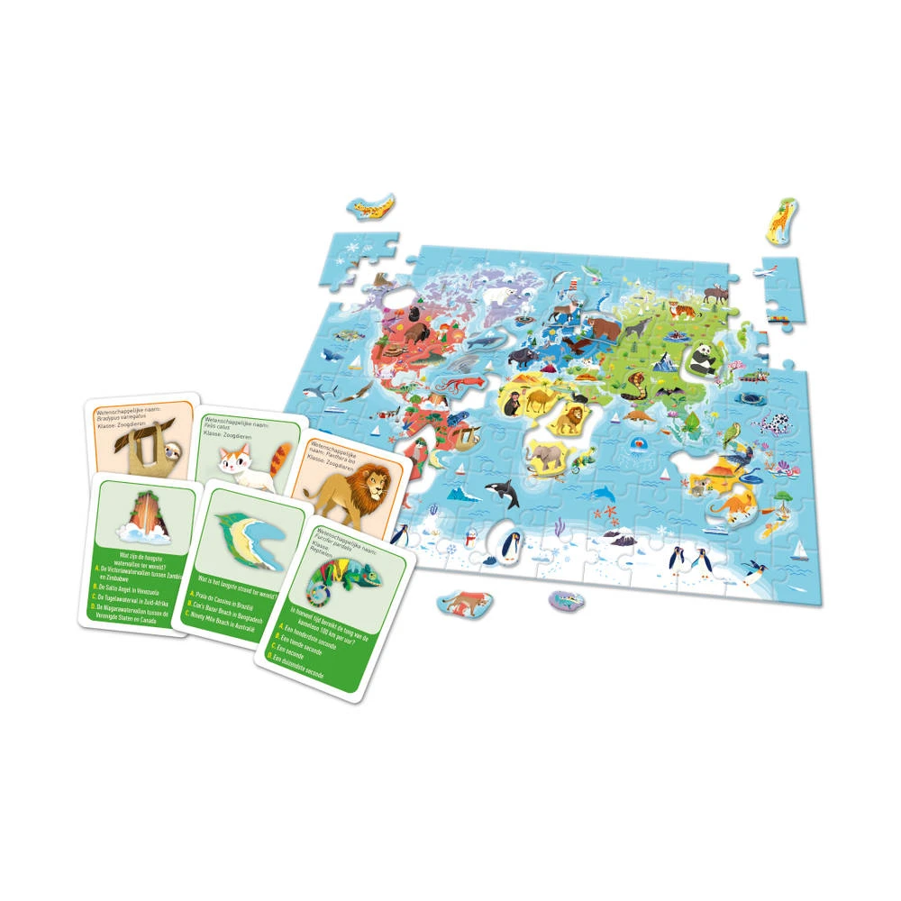 Clementoni Ontdek De Wereld Legpuzzel - 124 Stukjes - Afbeelding 2