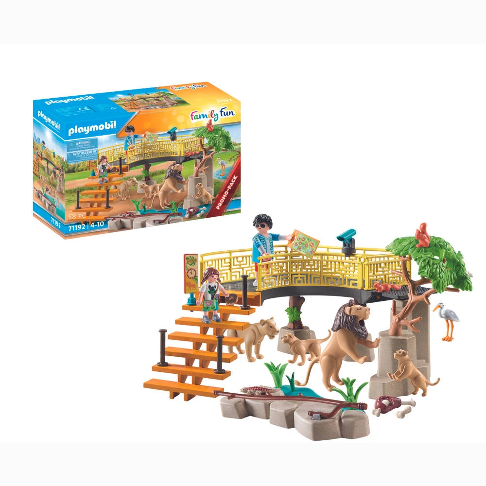 PLAYMOBIL Family Fun Leeuwen In Het Buitenverblijf 71192