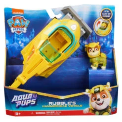 SPIN MASTER PAW Patrol Aqua Pups Transformerend Hammerhead Shark Voertuig Met Rubble
