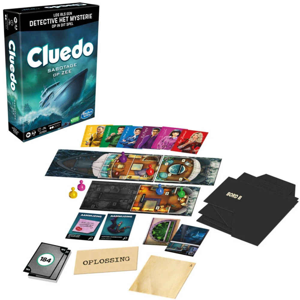 Hasbro Gaming Cluedo Sabotage Op Zee