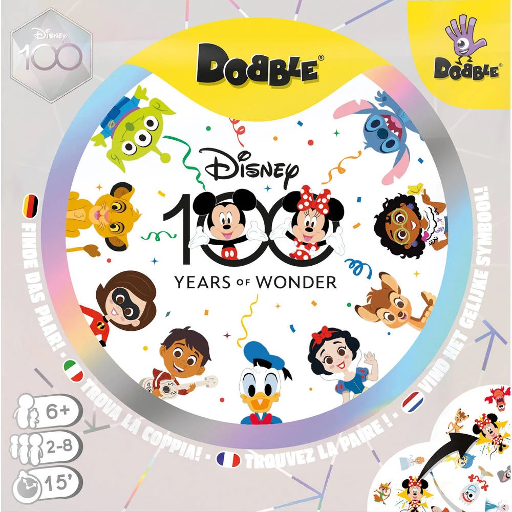 No Brand Dobble Disney 100 Years Of Wonder - Afbeelding 2
